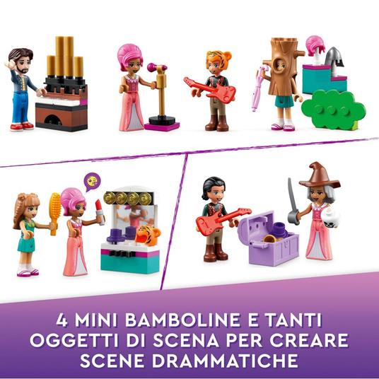 LEGO Friends 41714 La Scuola di Teatro di Andrea, Mini Bamboline Giocattolo con Accessori, Idea Regalo per Bambini da 8 Anni - 6