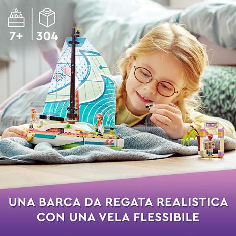 LEGO Friends 41716 LAvventura in Barca a Vela di Stephanie, Set con Imbarcazione Giocattolo, Giochi per Bambini di 7+ - 2