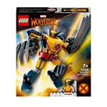 LEGO Marvel 76202 Armatura Mech Wolverine, Mattoncini Creativi con Action Figure, Giochi per Bambini dai 7 Anni in su