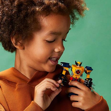 LEGO Marvel 76202 Armatura Mech Wolverine, Mattoncini Creativi con Action Figure, Giochi per Bambini dai 7 Anni in su - 2