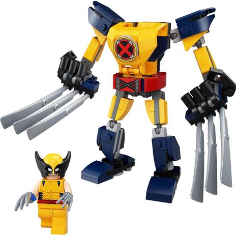 LEGO Marvel 76202 Armatura Mech Wolverine, Mattoncini Creativi con Action Figure, Giochi per Bambini dai 7 Anni in su - 7