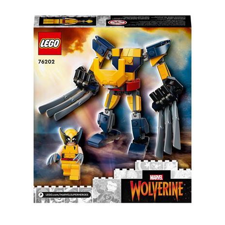 LEGO Marvel 76202 Armatura Mech Wolverine, Mattoncini Creativi con Action Figure, Giochi per Bambini dai 7 Anni in su - 8