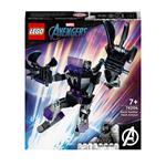 LEGO Marvel 76204 Armatura Mech Black Panther, Mattoncini Creativi con Action Figure Avengers, Giochi per Bambini dai 7 Anni