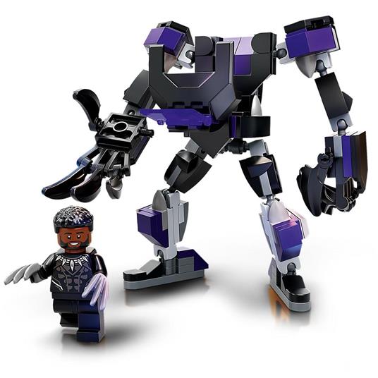 LEGO Marvel 76204 Armatura Mech Black Panther, Mattoncini Creativi con Action Figure Avengers, Giochi per Bambini dai 7 Anni - 4