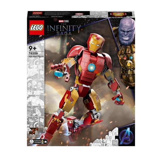 LEGO Marvel Iron Man, Super Heroes per Bambini dai 9 Anni, dal Film Avengers: Age Of Ultron della Saga dell'Infinito, 76206 - LEGO - Marvel - TV & Movies - Giocattoli | IBS
