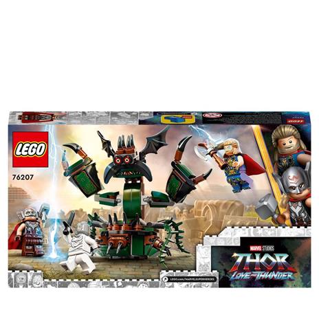 LEGO Marvel 76207 Attacco a Nuova Asgard, Giochi per Bambini dai 7 Anni, Set con Thor e il Martello Stormbreaker da Costruire - 10