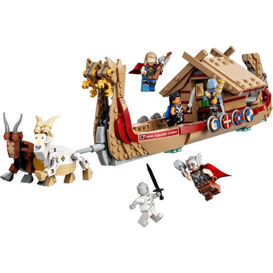 LEGO Marvel 76208 Drakkar di Thor, Giochi per Bambini dai 7 Anni, Set con Nave Giocattolo da Costruire, Martello Stormbreaker - 8
