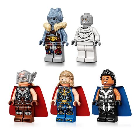 LEGO Marvel 76208 Drakkar di Thor, Giochi per Bambini dai 7 Anni, Set con Nave Giocattolo da Costruire, Martello Stormbreaker - 8