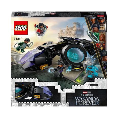 LEGO Marvel 76211 Sunbird di Shuri, Aereo Giocattolo di Black Panther, Giochi per Bambini con Supereroi, Idee Regalo - 8