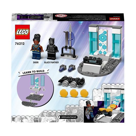 LEGO Marvel 76212 Il Laboratorio di Shuri, con Black Panther Supereroe, Giochi per Bambini e Bambine dai 4 Anni, Idee Regalo - 8