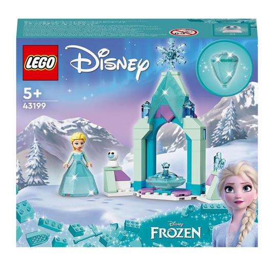 LEGO Disney Il Cortile del Castello di Elsa, Giocattolo con Principessa Frozen 2, Collezione Abito Diamante, 43199 - LEGO - Disney Princess - Edifici e architettura - Giocattoli | IBS