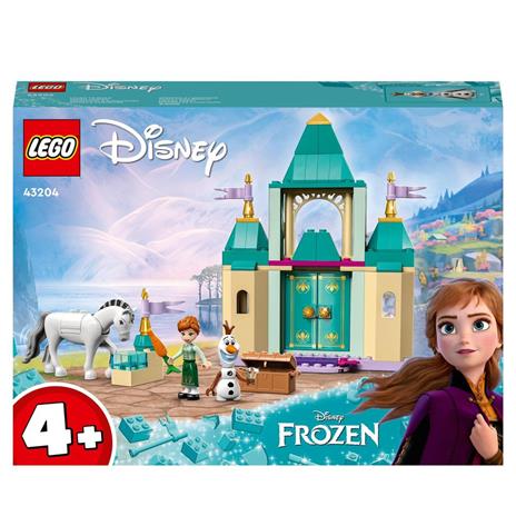 LEGO Principessa Disney 43204 Divertimento al Castello di Anna e Olaf, con Personaggi Frozen, Giochi per Bambini dai 4 Anni