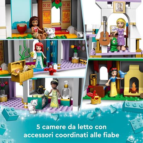 LEGO Disney Princess 43205 Il Grande Castello delle Avventure, Set con Mini Bamboline di Ariel, Moana, Rapunzel e Biancaneve - 4
