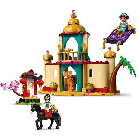 LEGO Disney Princess 43208 LAvventura di Jasmine e Mulan, Playset con 2 Mini Bamboline, Cavallo e Tigre - 3