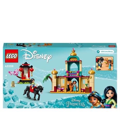 LEGO Disney Princess 43208 LAvventura di Jasmine e Mulan, Playset con 2 Mini Bamboline, Cavallo e Tigre - 8