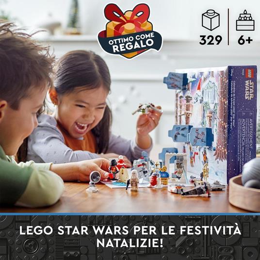 LEGO Star Wars 75340 Calendario dell'Avvento 2022, 24 Mini Costruzioni per Bambini con R2-D2, Darth Vader e Droide Gonk - 2