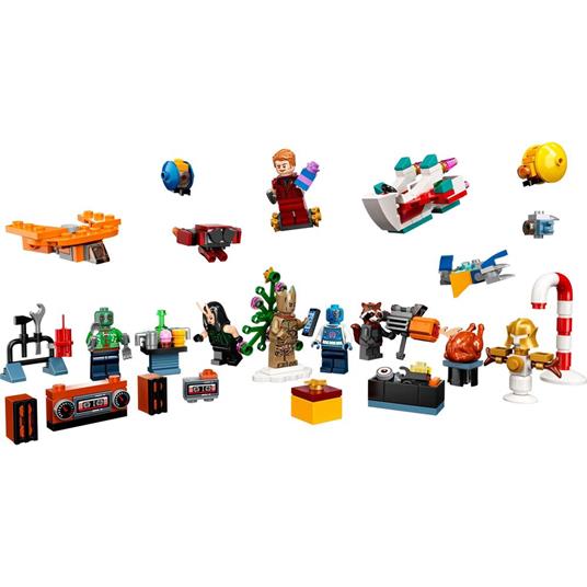 LEGO Marvel 76231 Calendario dell’Avvento Guardiani della Galassia 2022, Groot e Minifigure di Supereroi, Giochi per Bambini - 7