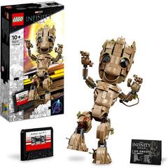 Giocattolo LEGO Marvel 76217 Io Sono Groot, Set Costruzioni con Modellino Marvel dei Guardiani della Galassia, Supereroe Giocattolo LEGO