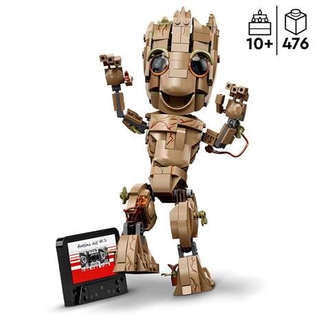 LEGO Marvel 76217 Io Sono Groot, Set Costruzioni con Modellino Marvel dei Guardiani della Galassia, Supereroe Giocattolo - 5