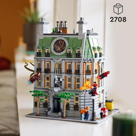 LEGO Marvel 76218 Sanctum Sanctorum, Modellino da Costruire Modulare a 3 piani, Minifigure di Doctor Strange e Iron Man - 3
