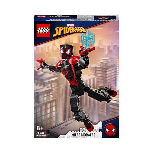 LEGO Marvel 76225 Personaggio di Miles Morales, Action Figure di Spider-Man Snodabile, Supereroe da Collezione, Idea Regalo - LEGO - Super Heroes - TV & Movies - Giocattoli | IBS
