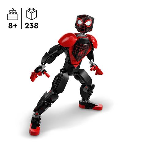 LEGO Marvel 76225 Personaggio di Miles Morales, Action Figure di Spider-Man Snodabile, Supereroe da Collezione, Idea Regalo - 3