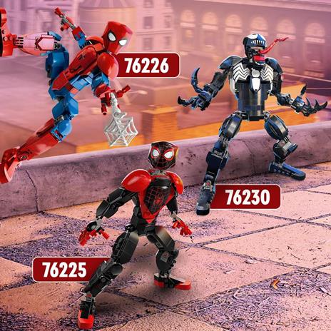 LEGO Marvel 76225 Personaggio di Miles Morales, Action Figure di Spider-Man Snodabile, Supereroe da Collezione, Idea Regalo - 6
