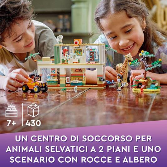 LEGO Friends 41717 Il Soccorso degli Animali di Mia, con Figure di Zebra e Giraffa Giocattolo, Giochi per Bambini dai 7 Anni - 2