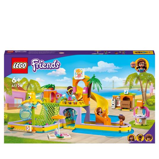 LEGO Friends 41720 Parco Acquatico, Piscina con Scivolo con Mini Bamboline, Idea Regalo, Giochi per Bambini dai 6 Anni - LEGO - Friends - Edifici e architettura - Giocattoli | IBS