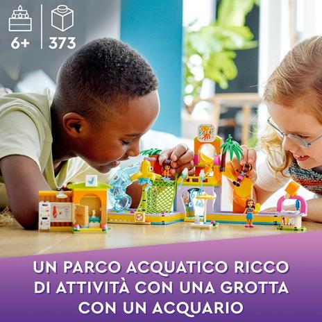 LEGO Friends 41720 Parco Acquatico, Piscina con Scivolo con Mini Bamboline, Idea Regalo, Giochi per Bambini dai 6 Anni - 2
