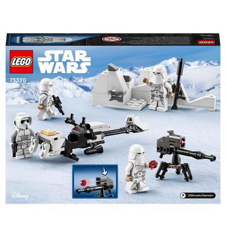 LEGO Star Wars 75320 Battle Pack Soldati Artici, Include 4 Personaggi, Giocattoli per Bambino dai 6 Anni in su - 8
