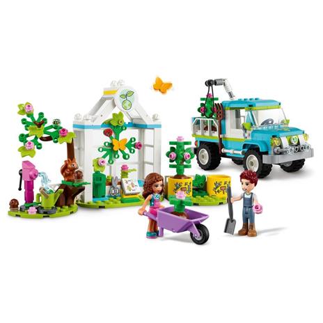LEGO Friends 41707 Veicolo Pianta-Alberi, Set Ispirato alla Natura con Giardino, Auto e Animali, Giochi per Bambini - 3
