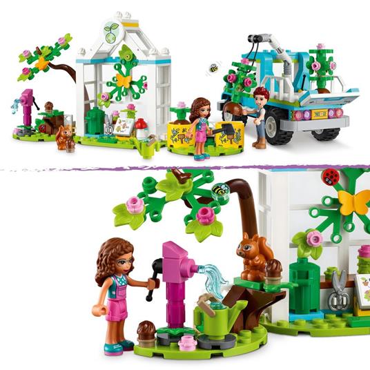 LEGO Friends 41707 Veicolo Pianta-Alberi, Set Ispirato alla Natura con Giardino, Auto e Animali, Giochi per Bambini - 4