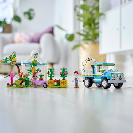 LEGO Friends 41707 Veicolo Pianta-Alberi, Set Ispirato alla Natura con Giardino, Auto e Animali, Giochi per Bambini - 7