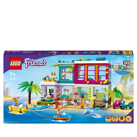 LEGO Friends 41709 Casa delle Vacanze sulla Spiaggia, con Piscina e Mini  Bamboline Mia, Costruzioni per Bambini di 7+ Anni - LEGO - Friends -  Generici - Giocattoli