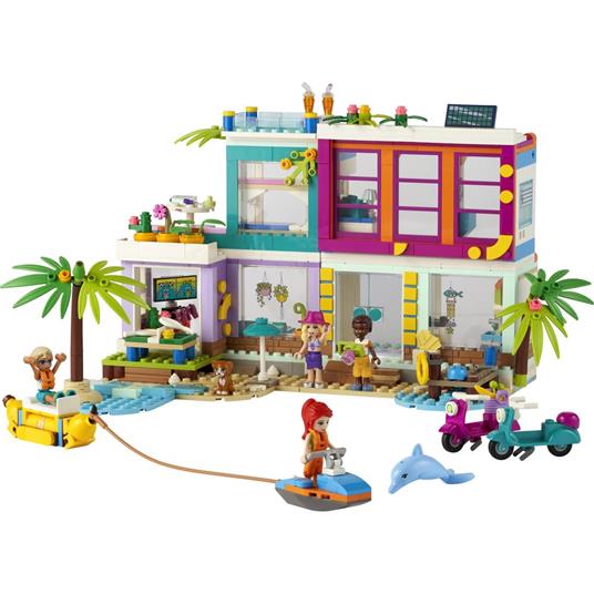 LEGO Friends 41709 Casa delle Vacanze sulla Spiaggia, con Piscina e Mini Bamboline Mia, Costruzioni per Bambini di 7+ Anni - 7