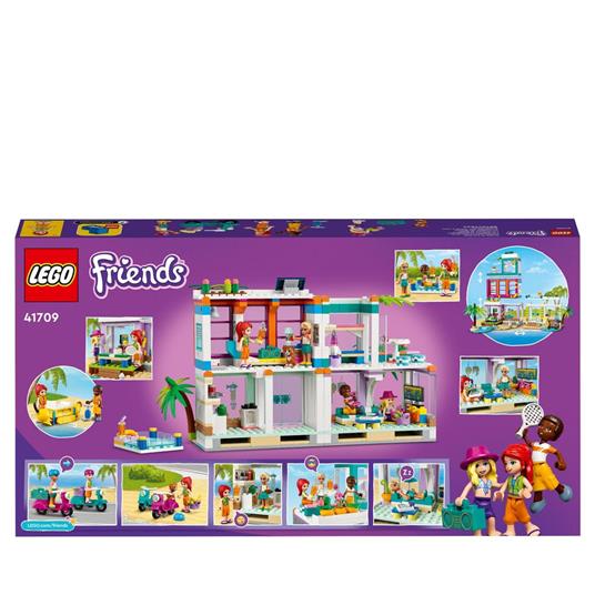 LEGO Friends 41709 Casa delle Vacanze sulla Spiaggia, con Piscina e Mini Bamboline Mia, Costruzioni per Bambini di 7+ Anni - 8