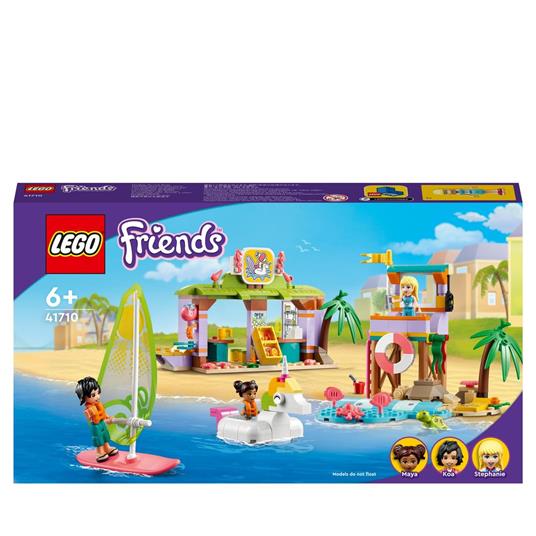 LEGO Friends 41710 Divertimento sulla Spiaggia dei Surfer, Costruzioni con Unicorno Giocattolo, Giochi per Bambini dai 6 Anni - LEGO - Friends - Edifici e architettura - Giocattoli | IBS