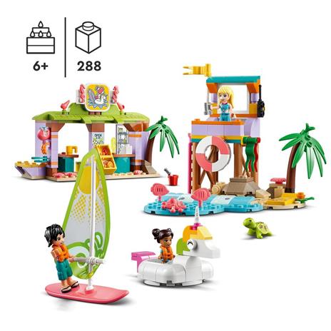 LEGO Friends 41710 Divertimento sulla Spiaggia dei Surfer, Costruzioni con Unicorno Giocattolo, Giochi per Bambini dai 6 Anni - 3