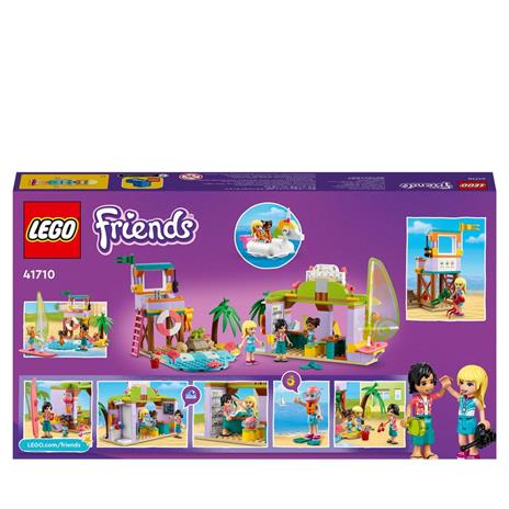 LEGO Friends 41710 Divertimento sulla Spiaggia dei Surfer, Costruzioni con Unicorno Giocattolo, Giochi per Bambini dai 6 Anni - 9