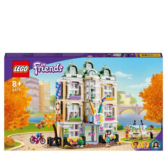 LEGO Friends 41711 La Scuola d’Arte di Emma, Casa delle Bambole, Mini Bamboline, Idea Regalo per Bambine e Bambini da 8 Anni - LEGO - LEGO Friends - Edifici e architettura - Giocattoli | IBS