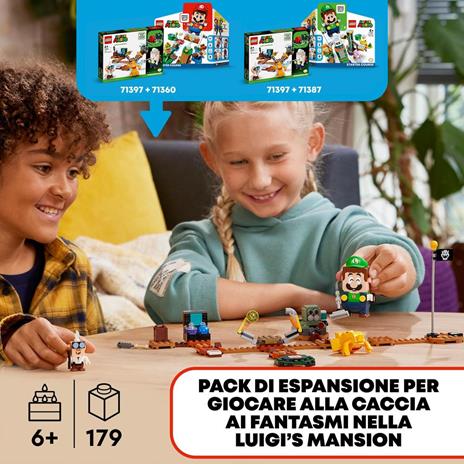 LEGO Super Mario 71397 Laboratorio e Poltergust di Luigis Mansion - Pack di Espansione, Costruzioni per Bambini di 6+ Anni - 2