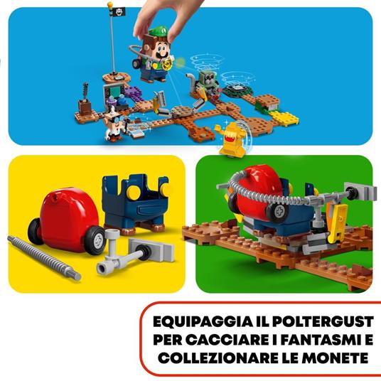 LEGO Super Mario 71397 Laboratorio e Poltergust di Luigis Mansion - Pack di Espansione, Costruzioni per Bambini di 6+ Anni - 3