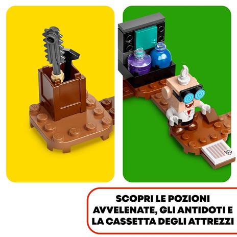 LEGO Super Mario 71397 Laboratorio e Poltergust di Luigis Mansion - Pack di Espansione, Costruzioni per Bambini di 6+ Anni - 5