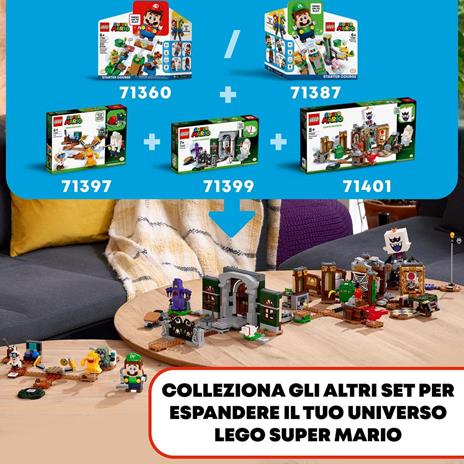 LEGO Super Mario 71397 Laboratorio e Poltergust di Luigis Mansion - Pack di Espansione, Costruzioni per Bambini di 6+ Anni - 8
