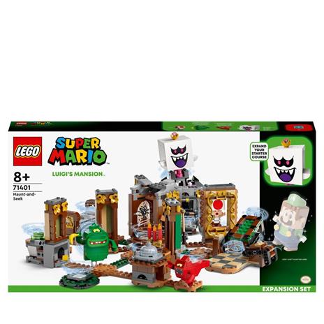 LEGO Super Mario 71401 Caccia ai Fantasmi di Luigis Mansion - Pack di Espansione, Set di Costruzioni con Toad e Re Boo