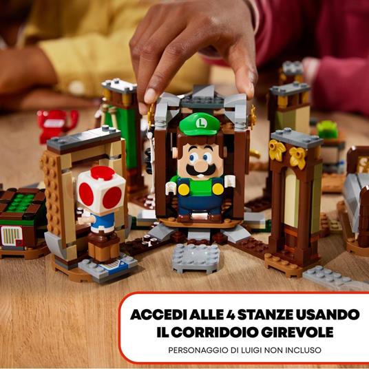 LEGO Super Mario 71401 Caccia ai Fantasmi di Luigis Mansion - Pack di Espansione, Set di Costruzioni con Toad e Re Boo - 3