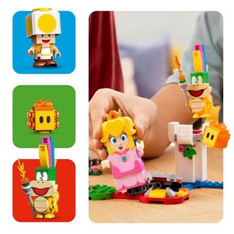 LEGO Super Mario 71403 Starter Pack Avventure di Peach, Giocattoli con Personaggio Interattivo della Principessa - 6