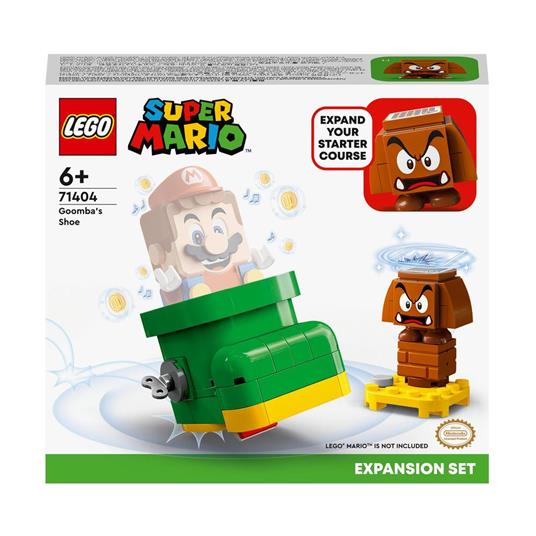 LEGO Super Mario 71404 Pack Espansione Scarpa del Goomba, Giocattoli da Collezione da Combinare con gli Starter Pack - LEGO - Super Mario - TV & Movies - Giocattoli | IBS