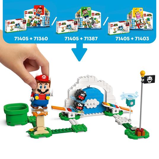 LEGO Super Mario 71405 Pack Espansione Pinne di Stordino con 2 figure, Giocattoli da Combinare con gli Starter Pack - 4